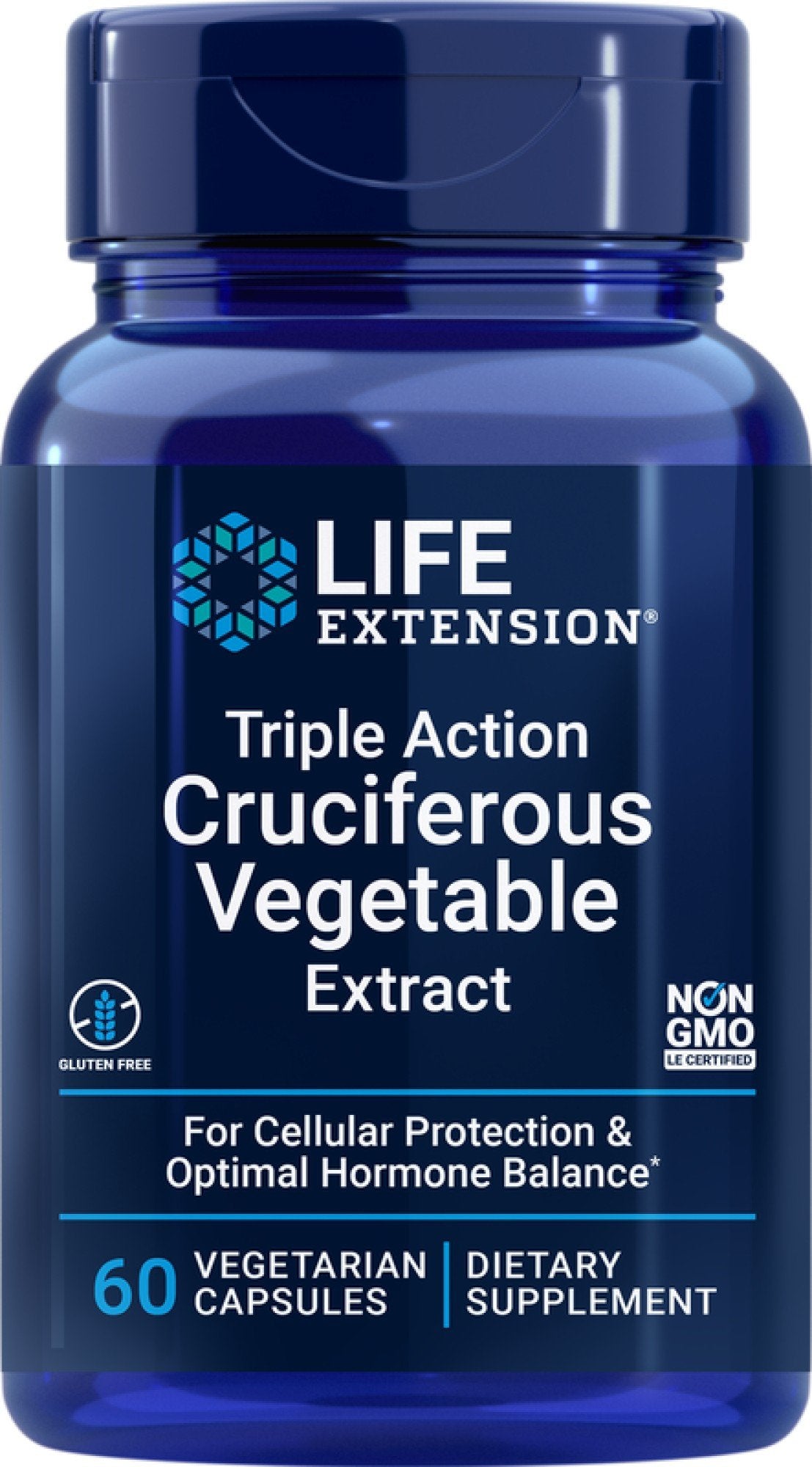 Life Extension Triple Action Cruciferous Vegetable Extract 60 VegCap