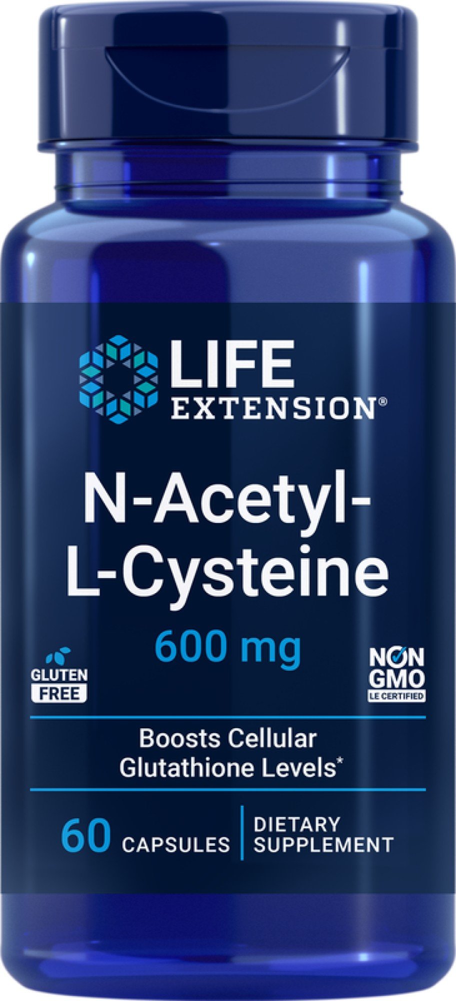 Life Extension N-Acetyl-L-Cysteine 600 mg 60 VegCap