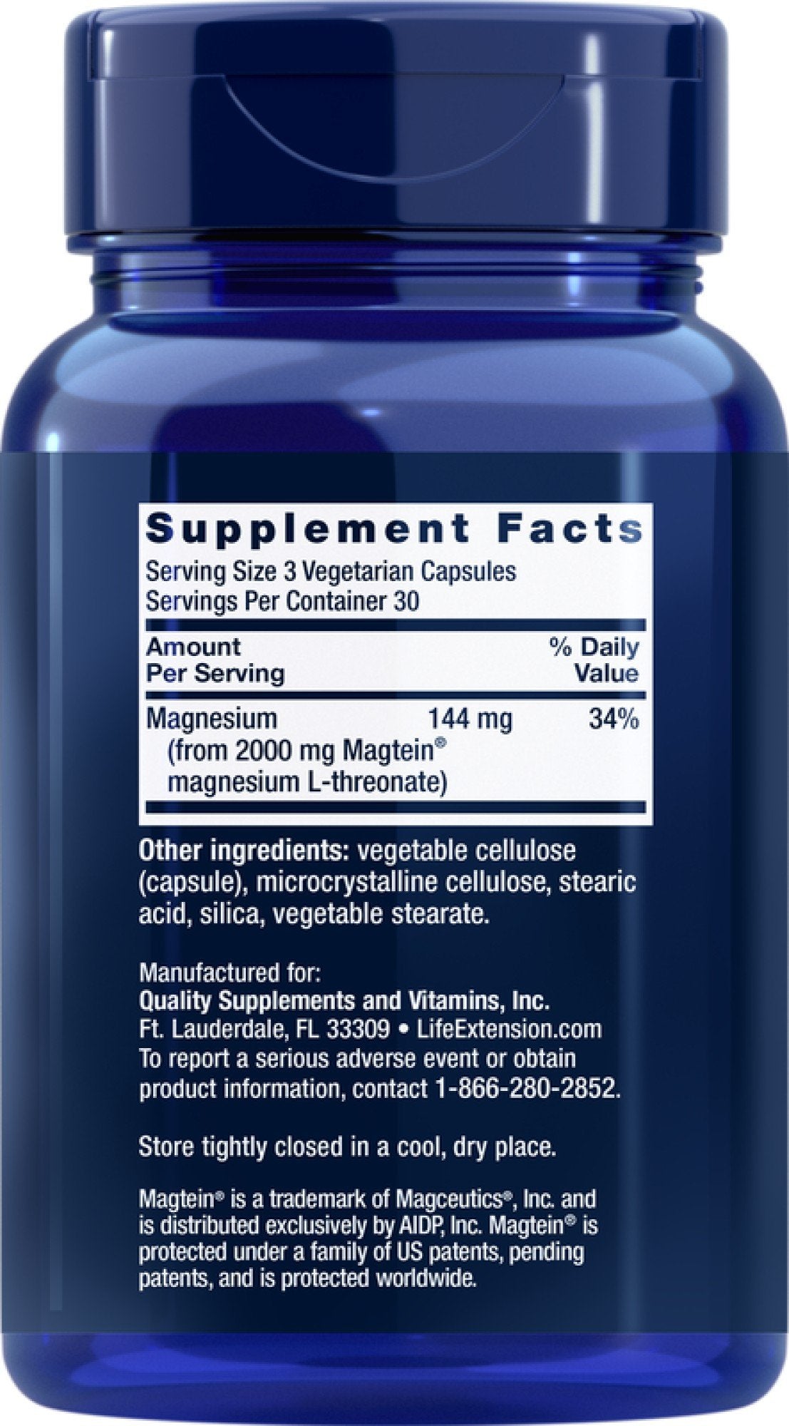 Life Extension Neuro-Mag Magnesium L-Threonate 90 VegCap