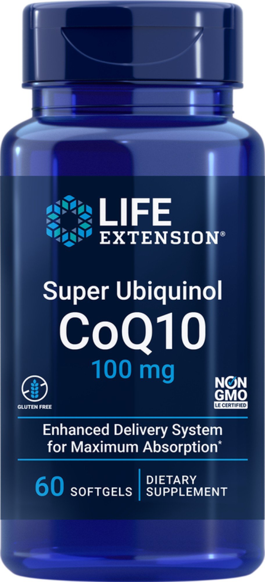 Life Extension Super Ubiquinol CoQ10 100mg 60 Softgel