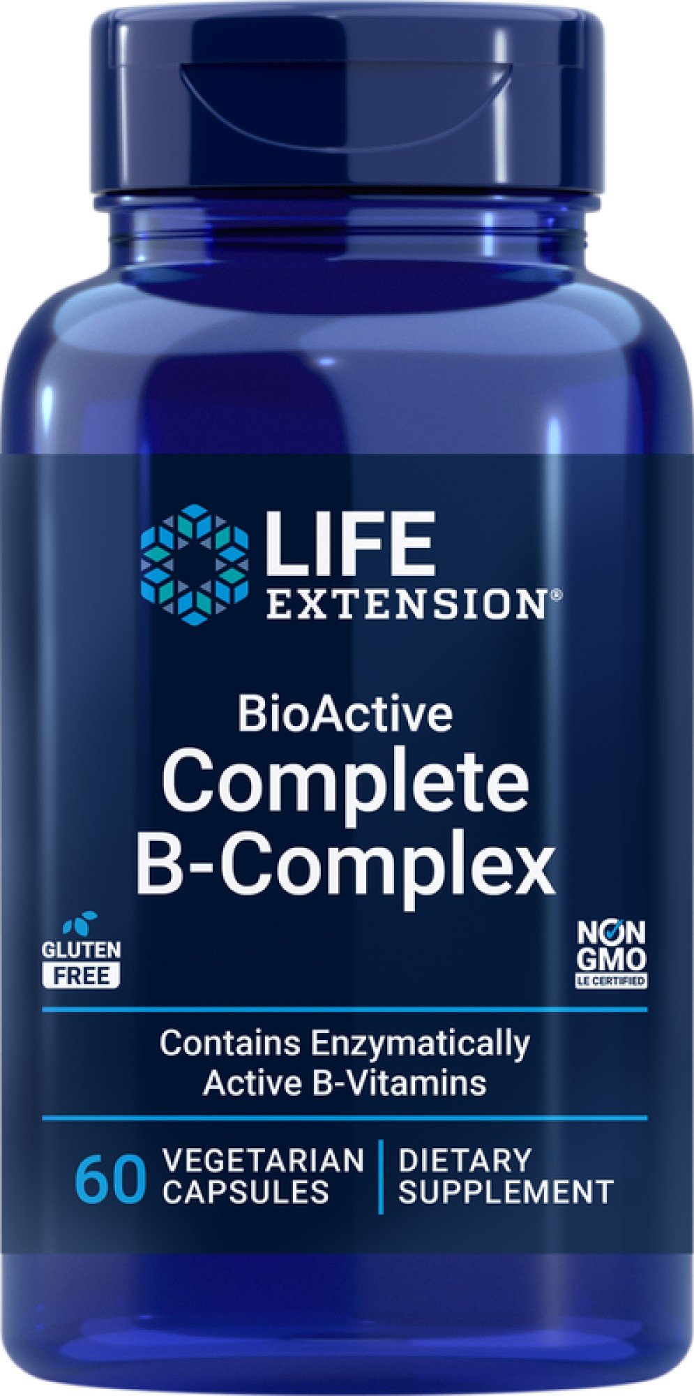 Life Extension Bioactive Complete B Complex 60 VegCap