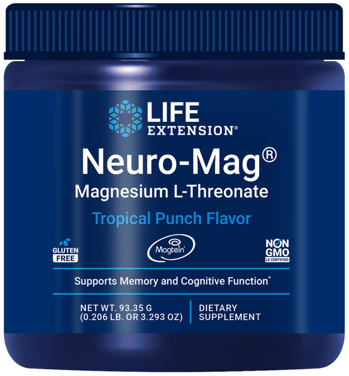 Life Extension Neuro-Mag Magnesium L-Threonate 93.35g (0.206 lb or Powder