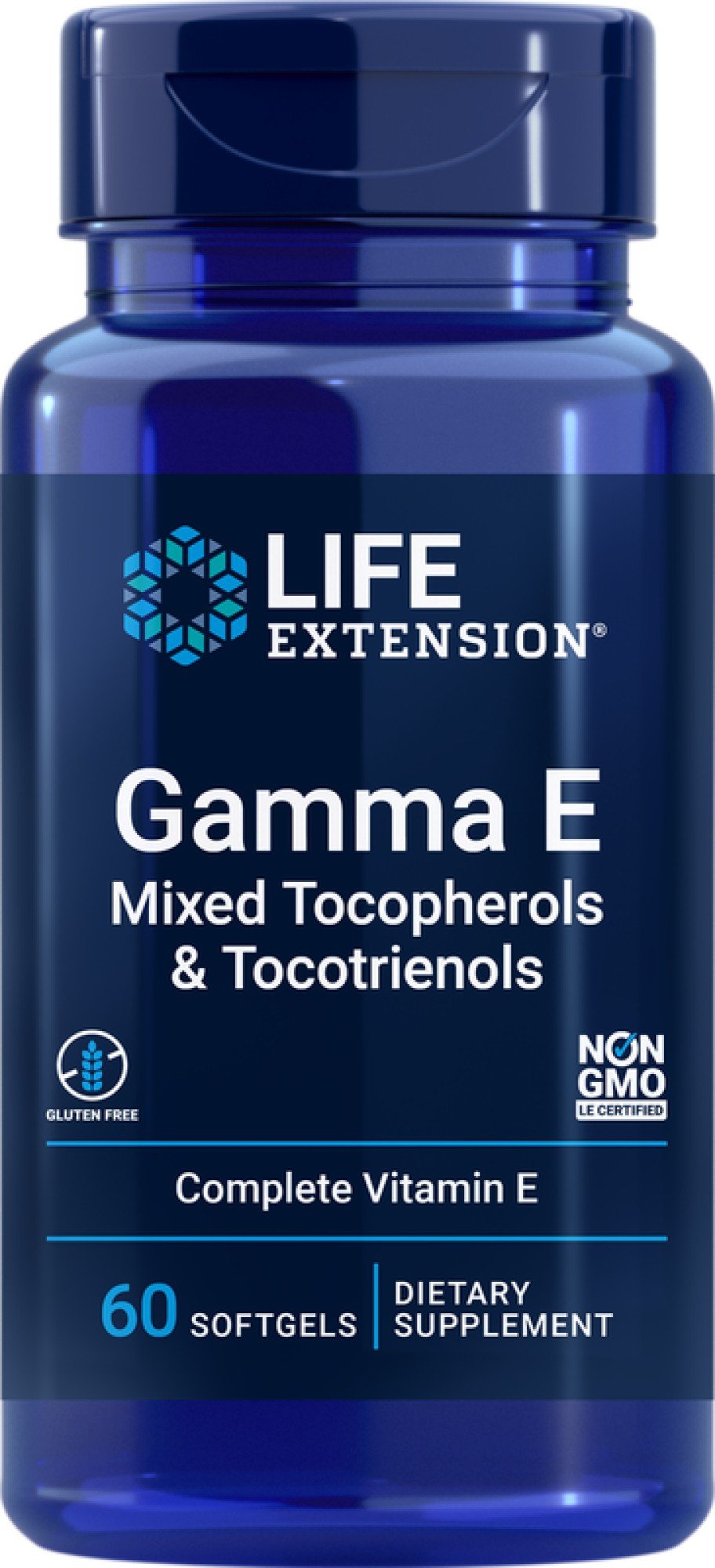 Life Extension Gamma E Tocopherol/ Tocotrienols 60 Softgel