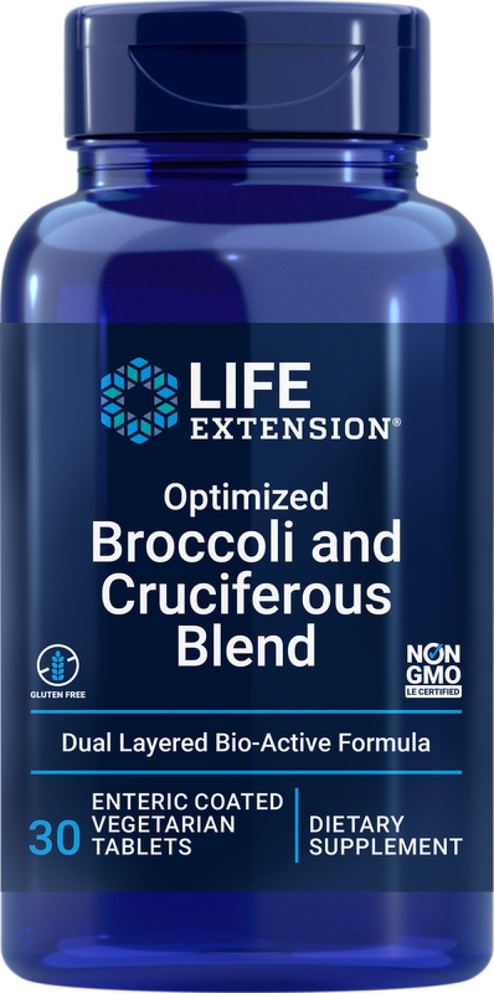 Life Extension Optimized Broccoli and Cruciferous Blend 30 Enteric Coated Tablet