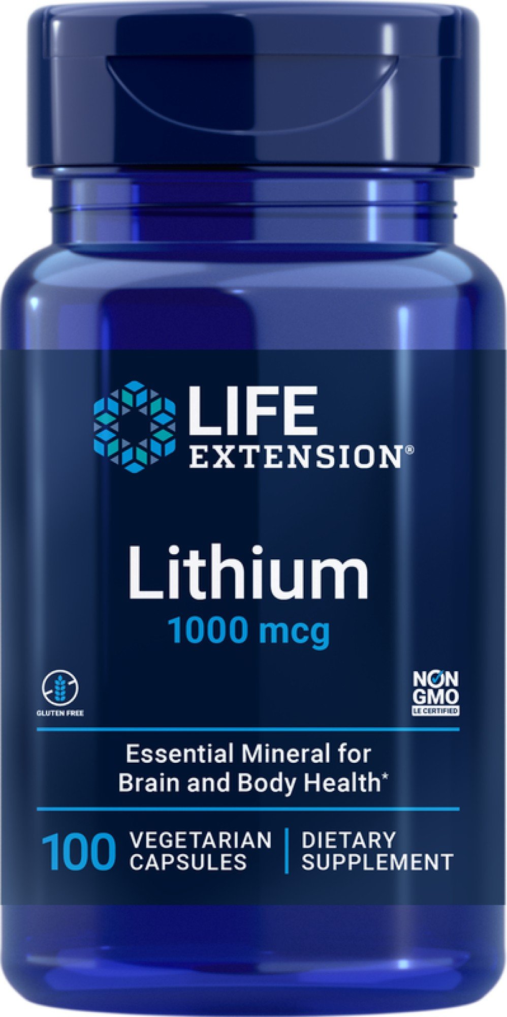 Life Extension Lithium 1000 mcg 100 Capsule