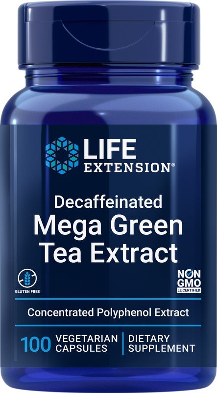 Life Extension Mega Green Tea Extract (Decaffeinated) 100 VegCap