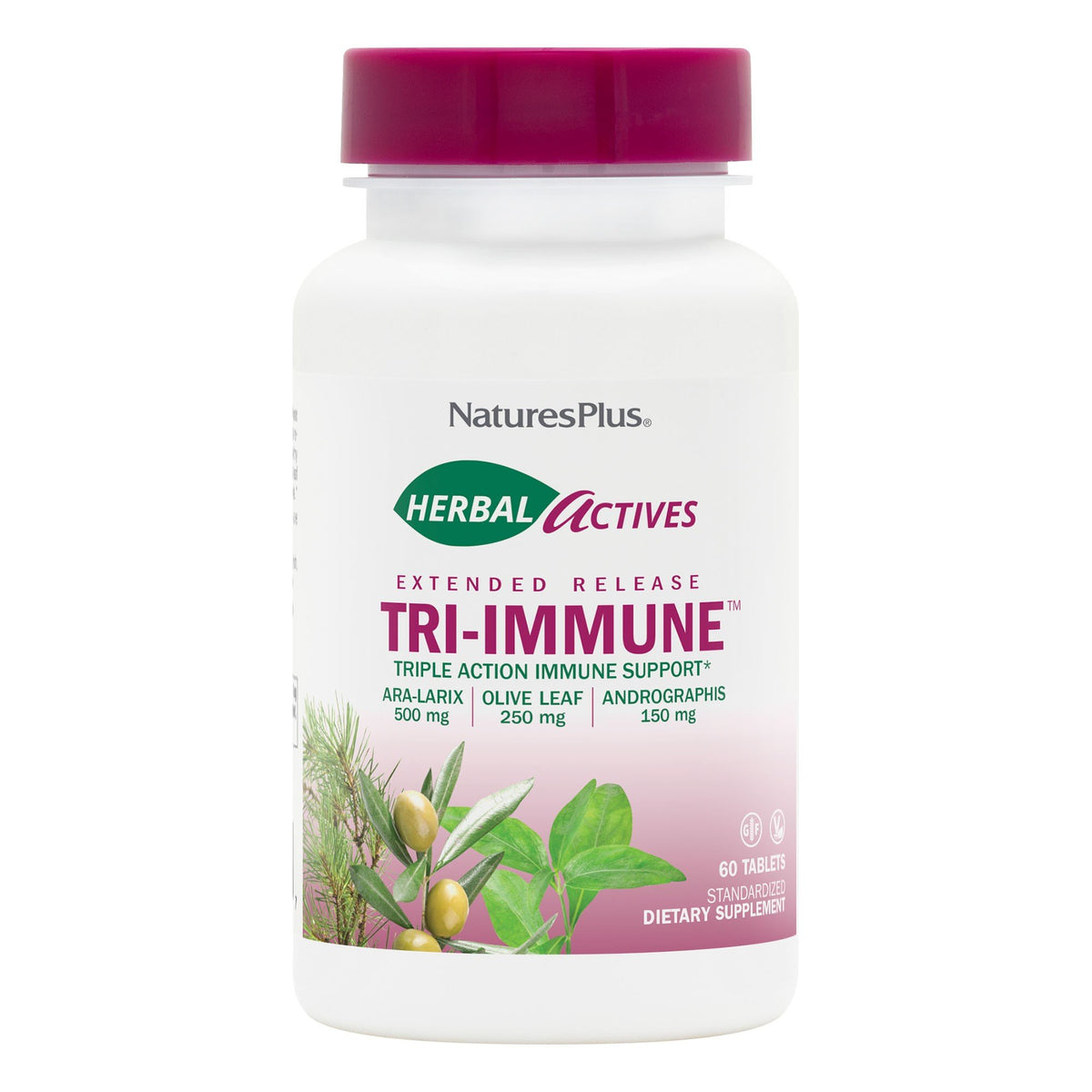 Nature's Plus Tri-Immune 60 Extended Release Tablet