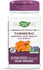 Nature's Way Turmeric, Standardized 60 VegCap