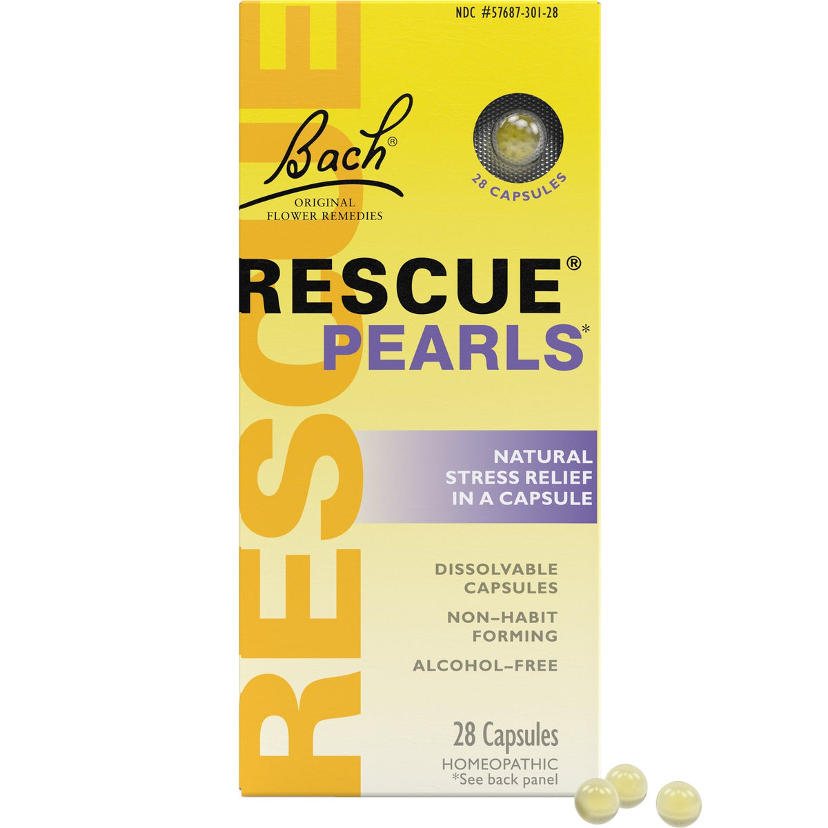 Bach Rescue Pearls 28 Capsule