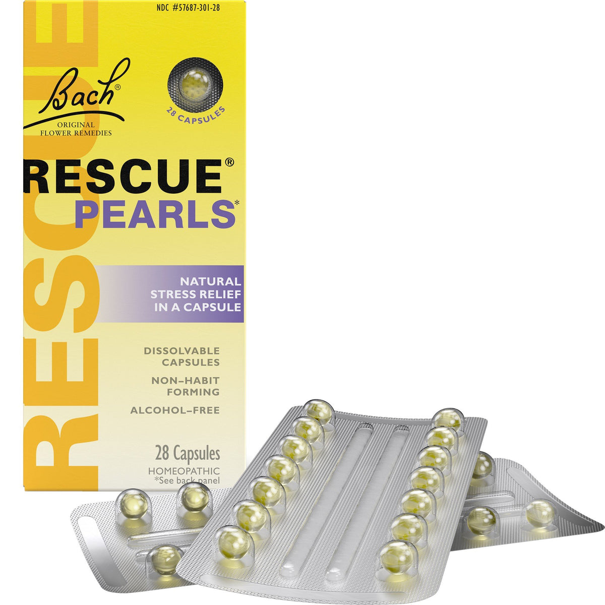 Bach Rescue Pearls 28 Capsule