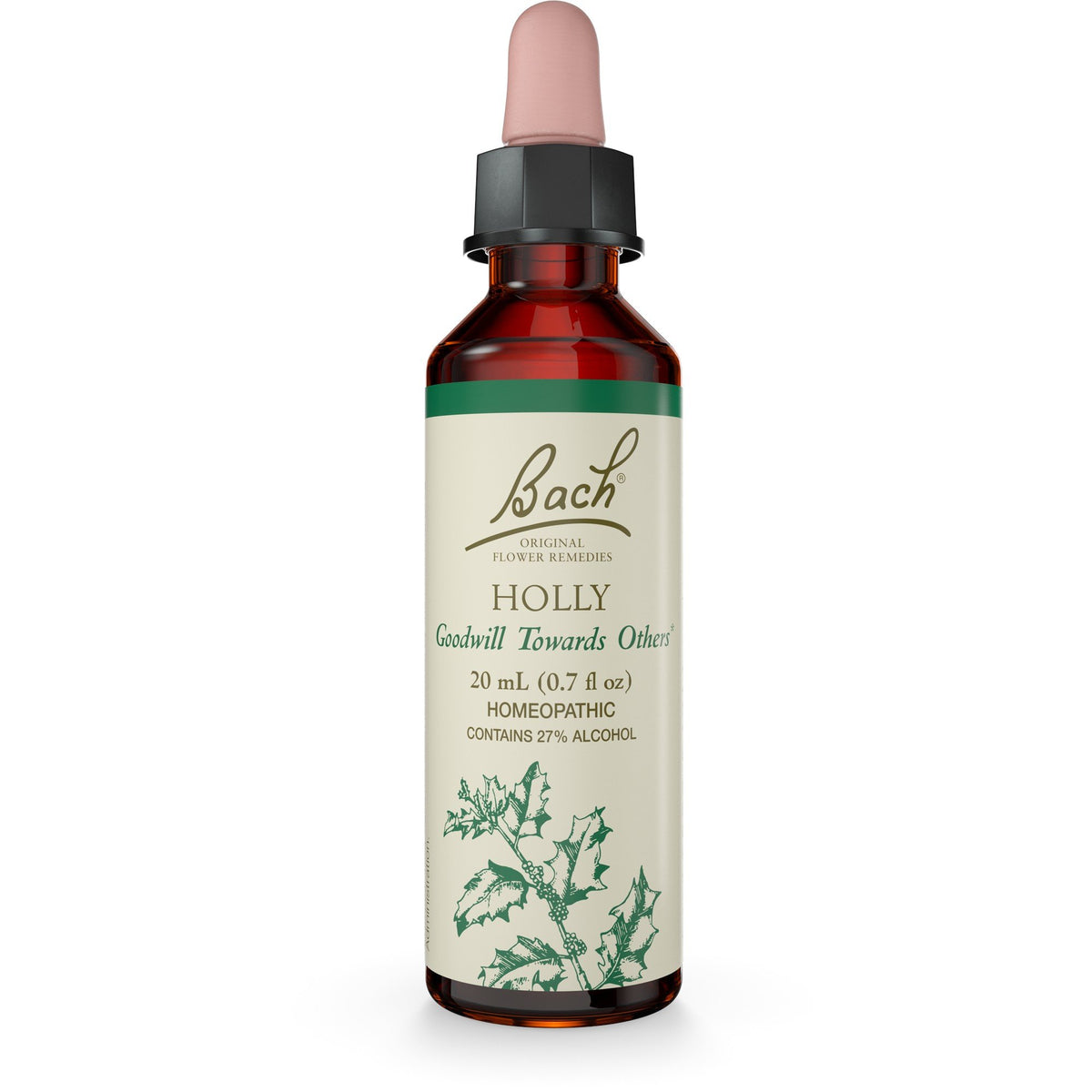 Bach Holly 20 mL(0.7 fl oz) Liquid