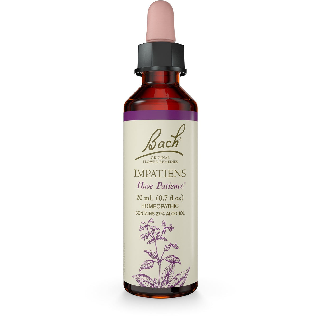 Bach Impatiens 20 mL(0.7 fl oz) Liquid