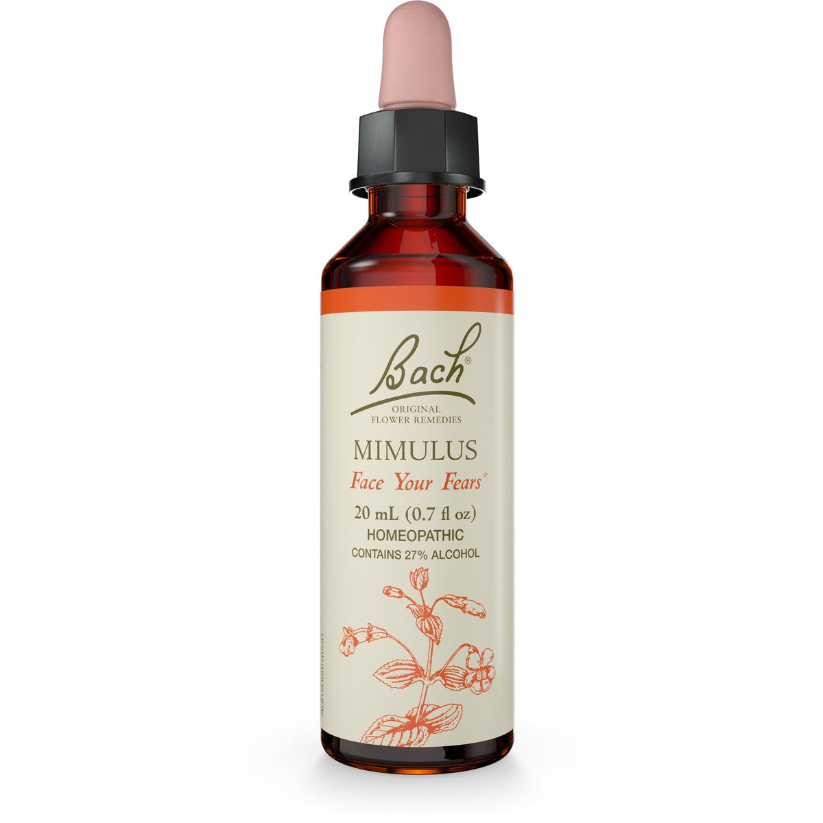 Bach Mimulus 20 mL(0.7 fl oz) Liquid