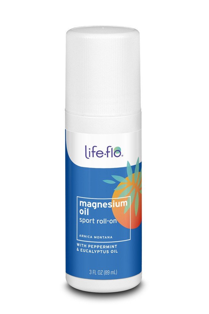 LifeFlo Health Products Magnesium Sport Roll-On 3 fl oz Roll-on