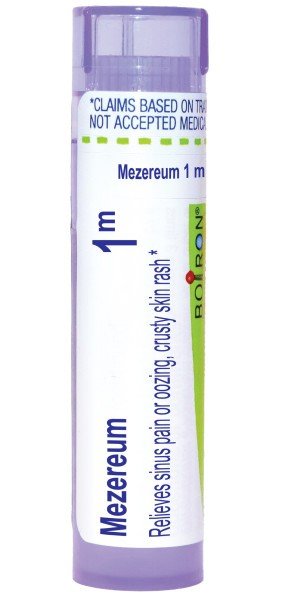 Boiron Mezereum 1M Homeopathic Single Medicine For Cough, Cold & Flu 80 Pellet