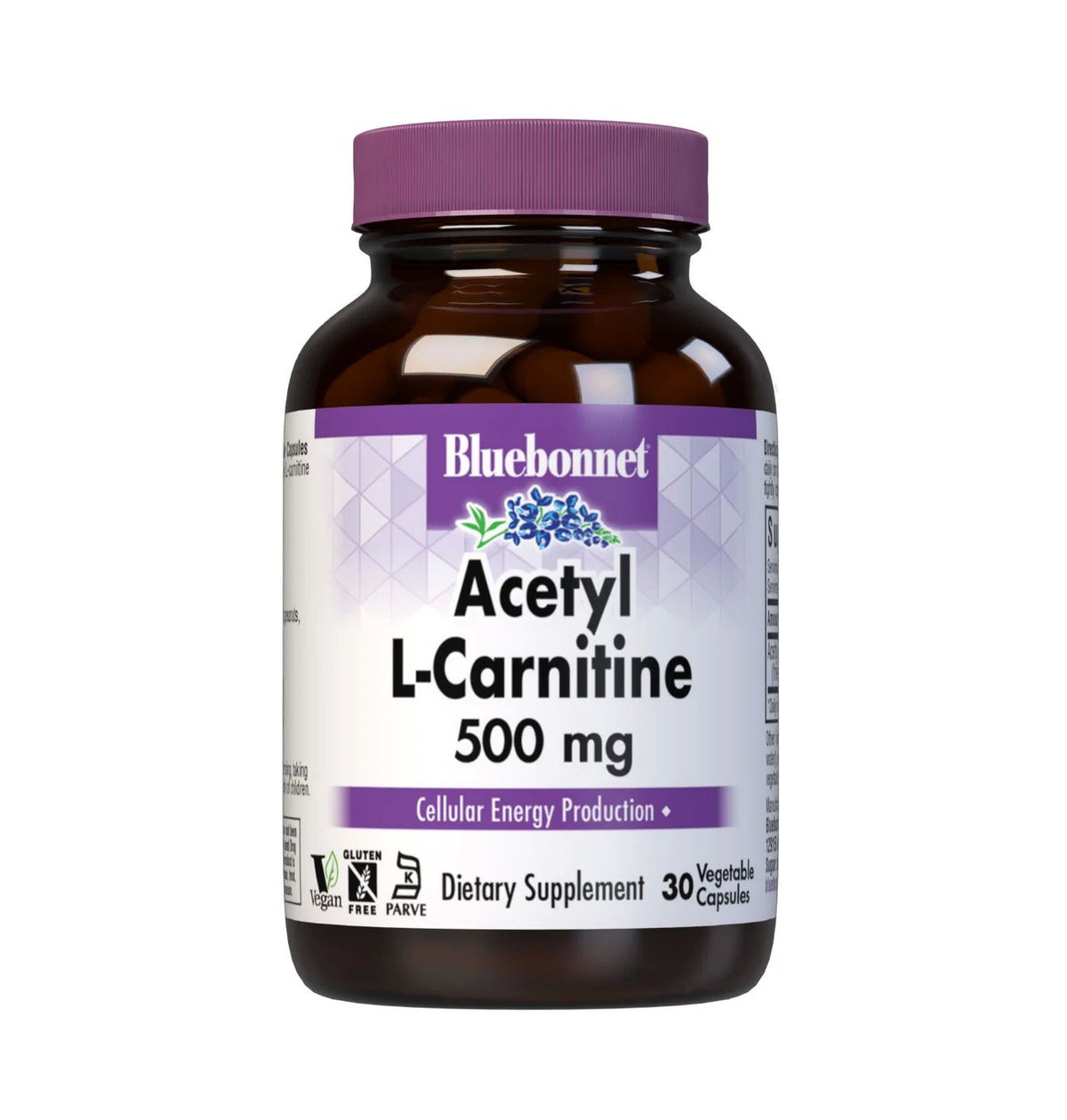 Bluebonnet Acetyl L-Carnitine 500mg 30 VegCap