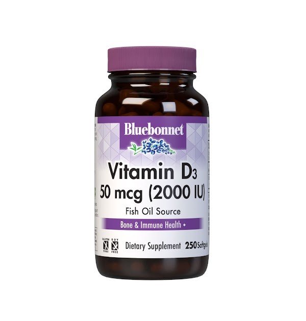 Bluebonnet Vitamin D3 2000 250 Softgel