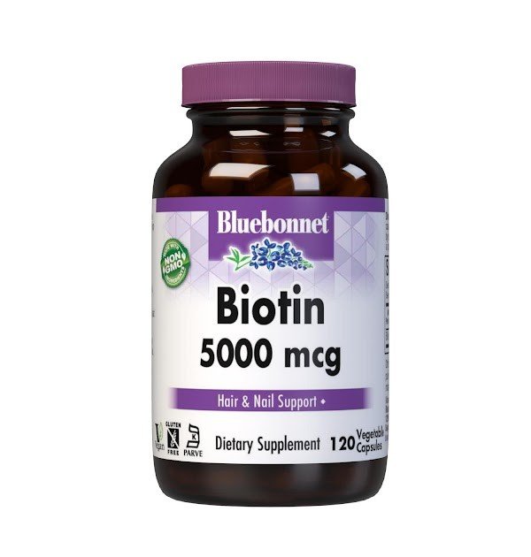 Bluebonnet Biotin 5000mcg 120 VegCap