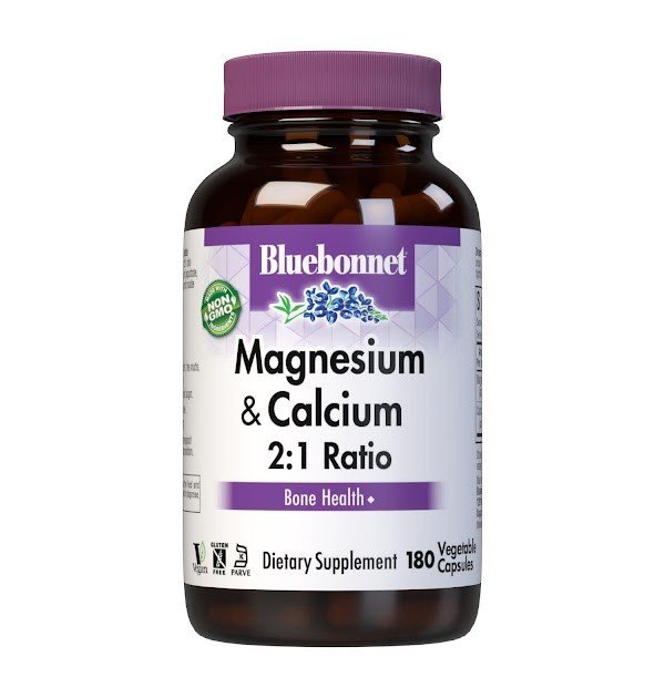 Bluebonnet Magnesium Plus 2:1 Ratio 180 Capsule