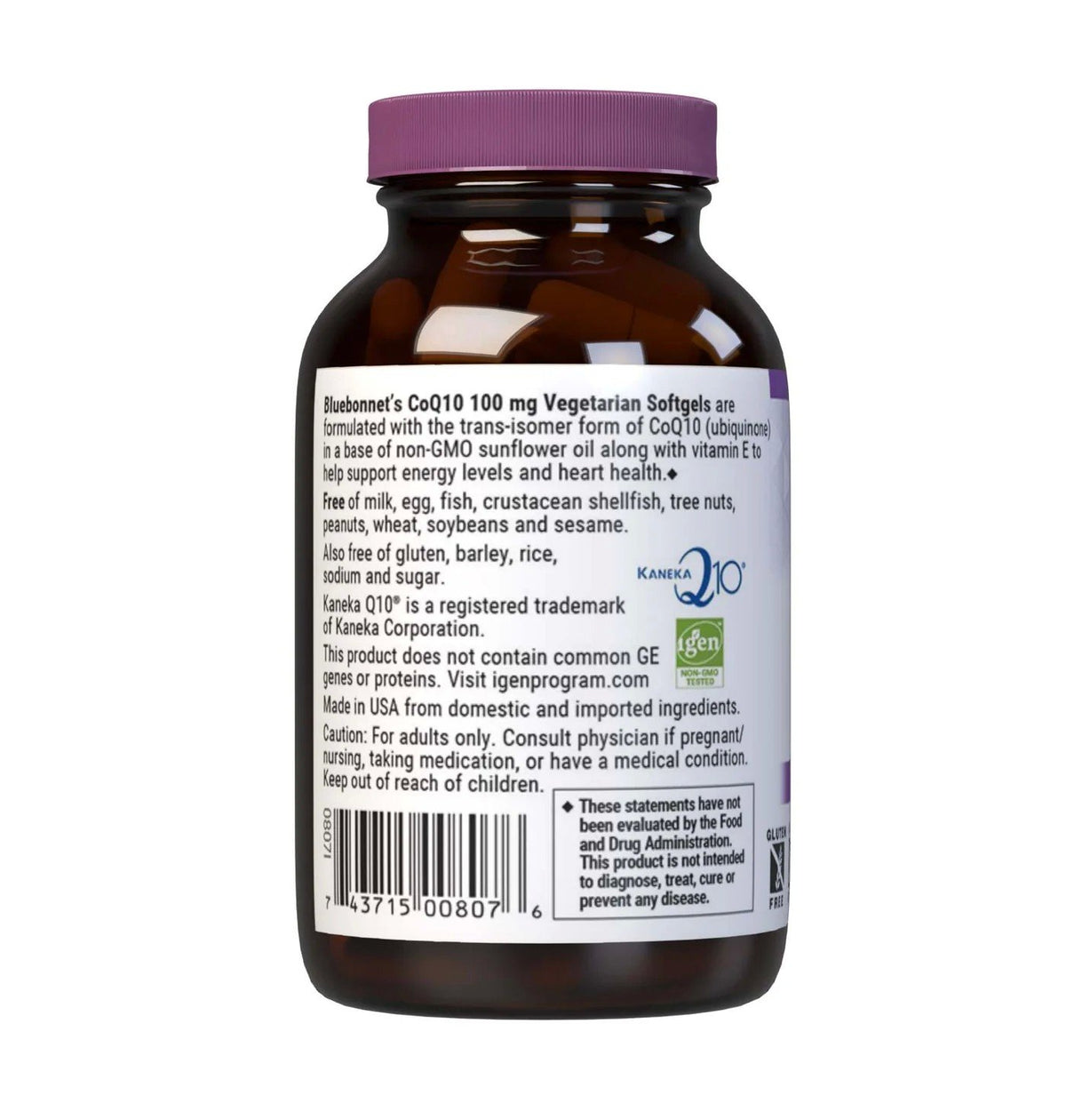 Bluebonnet CoQ10 100mg 30 Softgel