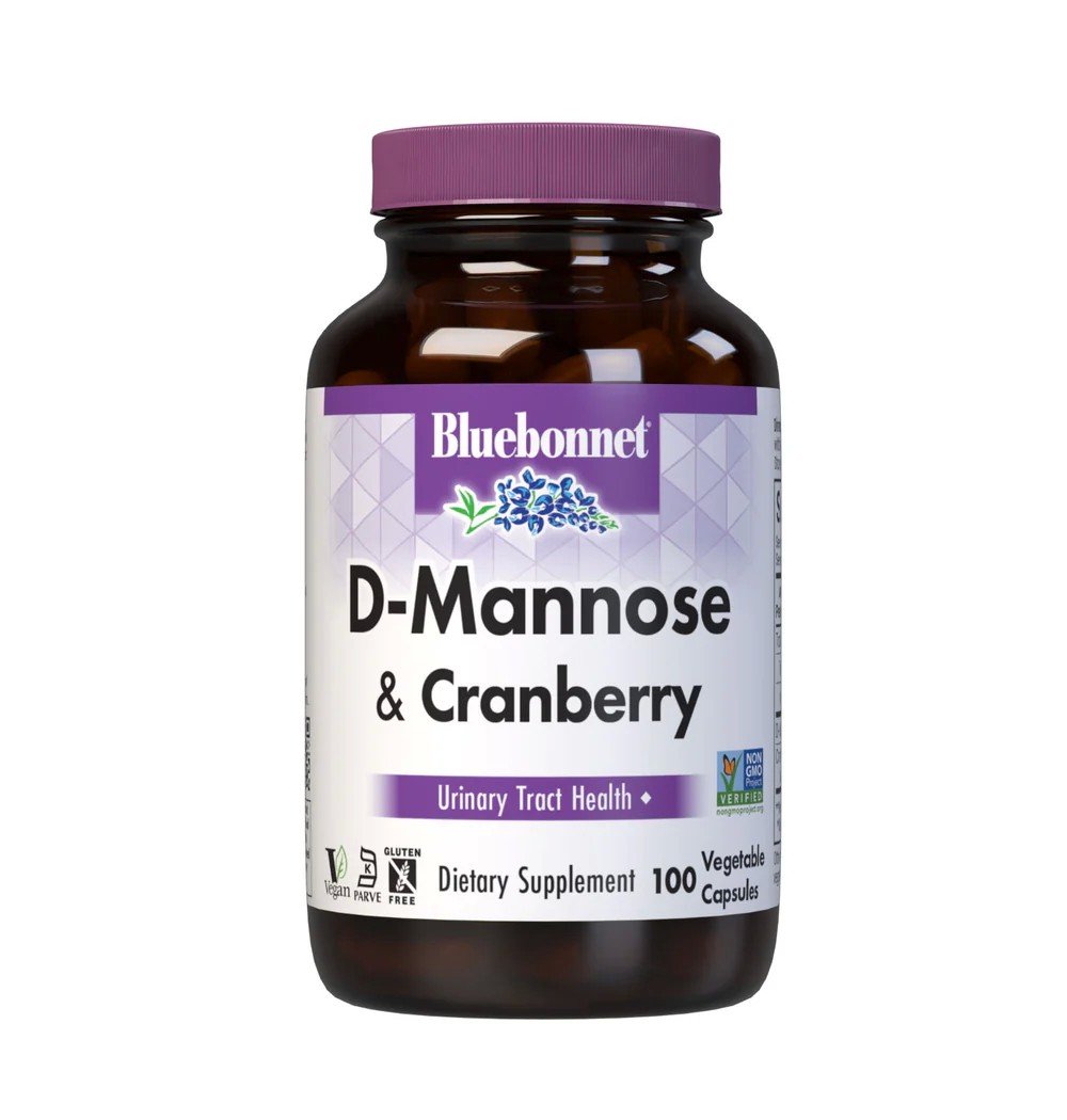 Bluebonnet D-Mannonse & Cranberry 100 Vegetarian Capsules