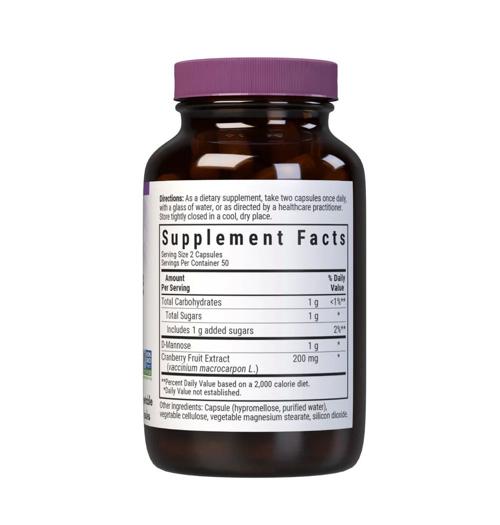 Bluebonnet D-Mannonse & Cranberry 100 Vegetarian Capsules