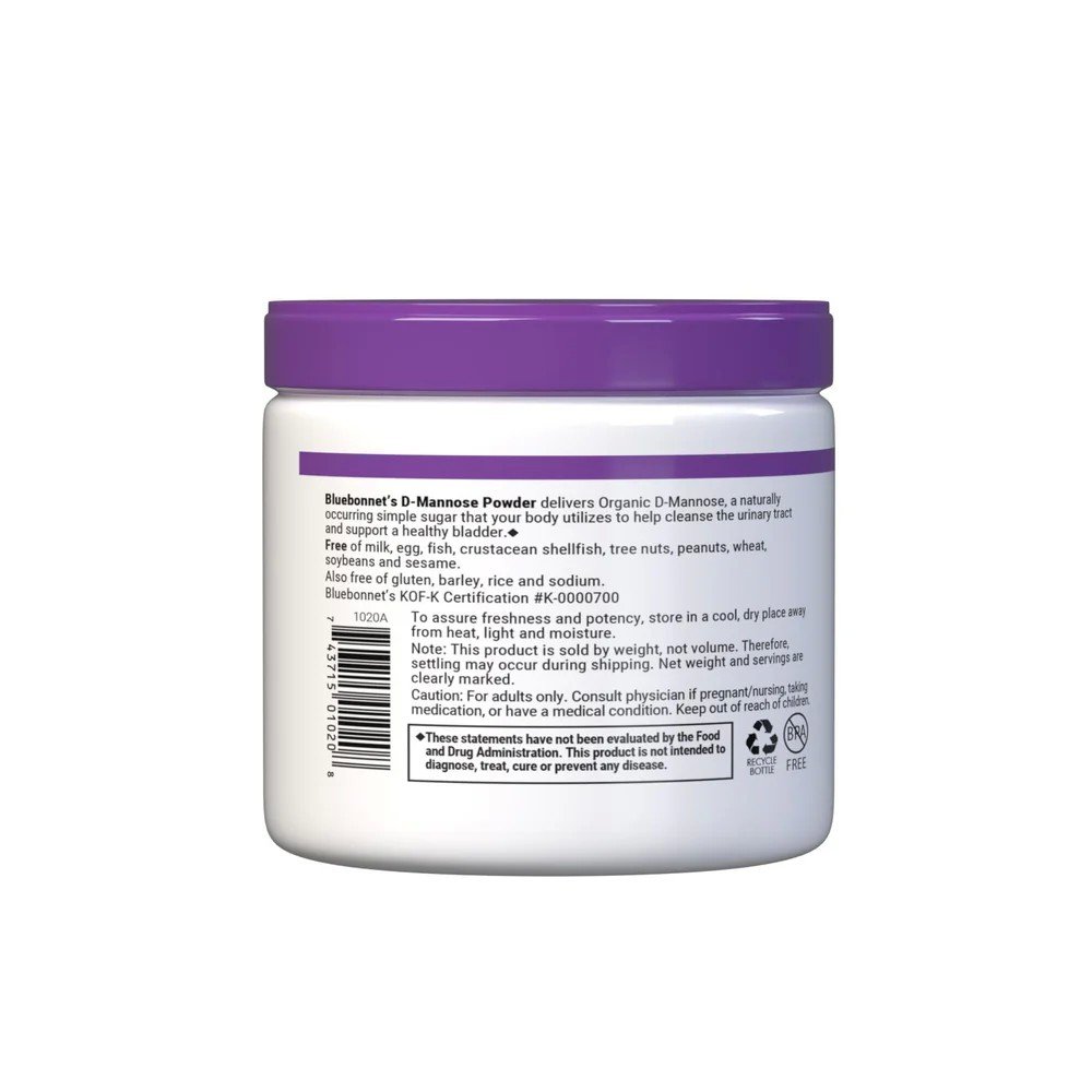 Bluebonnet Organic D-Mannose Powder 6 oz Powder