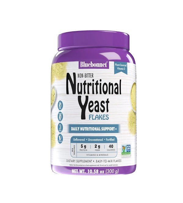 Bluebonnet Nutritional Yeast Flakes 10.58 oz Powder