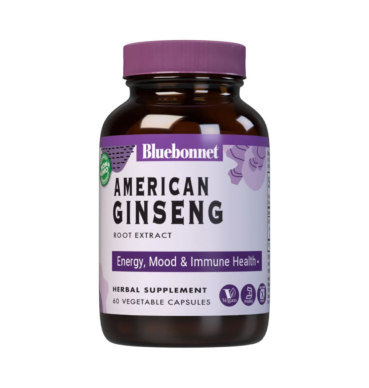 Bluebonnet American Ginseng Root Extract 500mg 50 VegCap