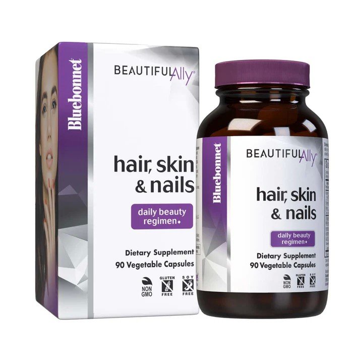 Bluebonnet Beautiful Ally Hair,Skin,& Nails 90 VegCaps