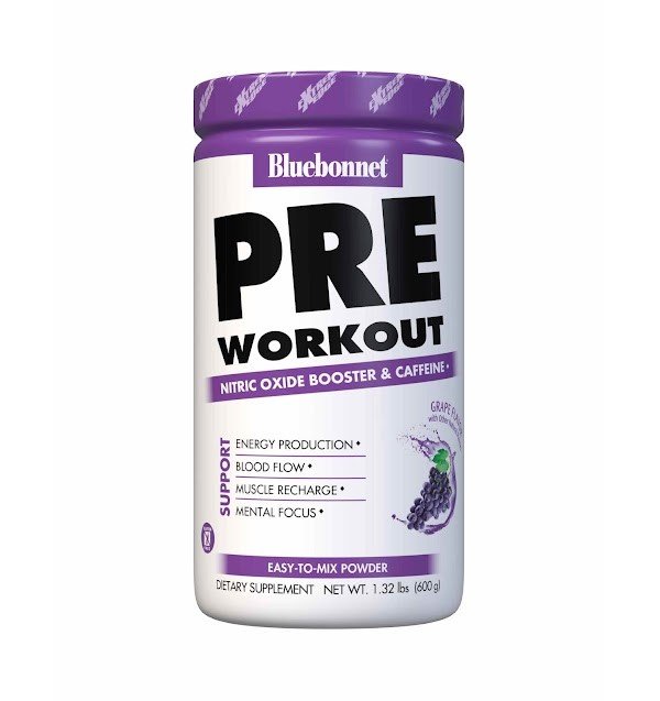 Bluebonnet Extreme Edge Pre Workout Vigorous Grape Flavor 1.32 lbs Powder
