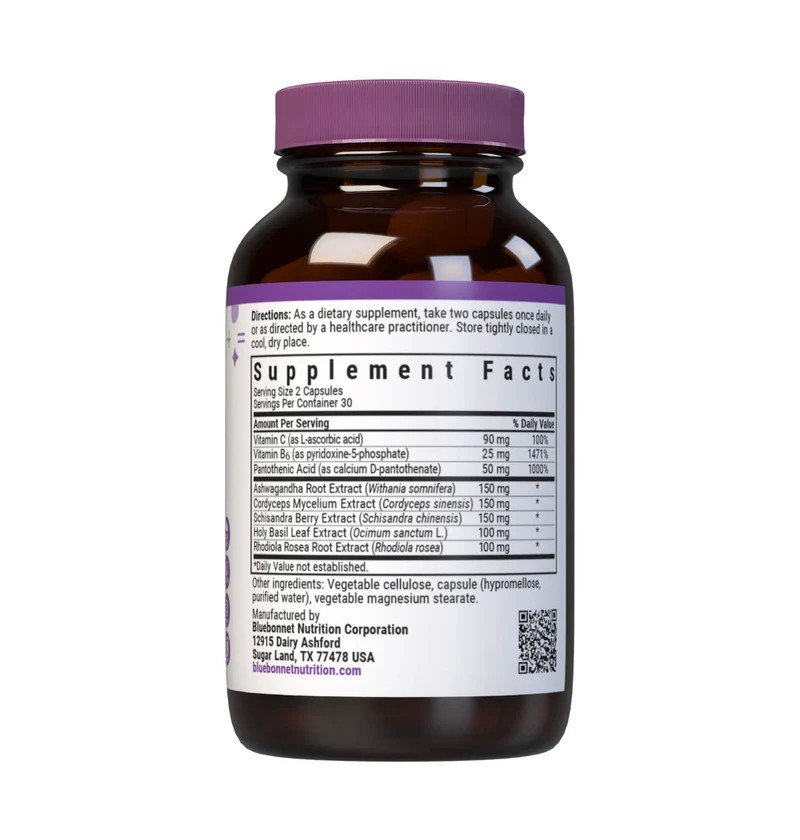 Bluebonnet Targeted Choice Adrenal Support 60 VegCap