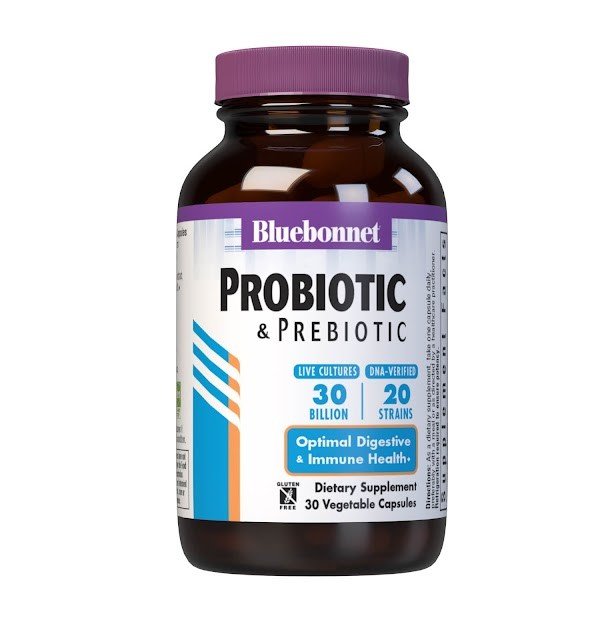 Bluebonnet Probiotic & Prebiotic 30 Billion 30 VegCap