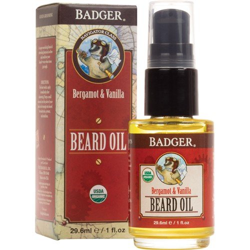 Badger Navigator Class Man Care Beard Conditioning Oil 1 oz Bottle