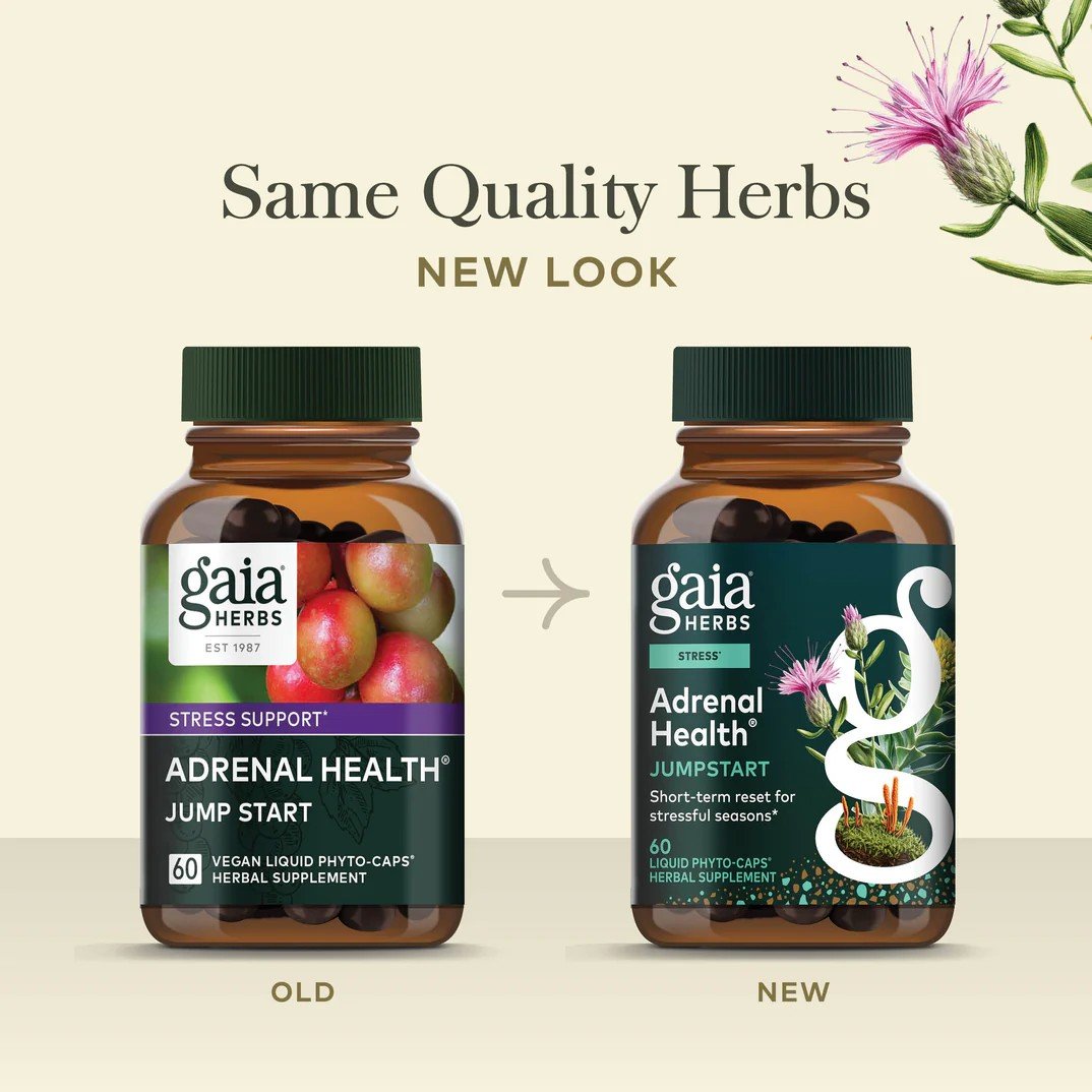 Gaia Herbs Adrenal Health Jump Start 60 VegCap
