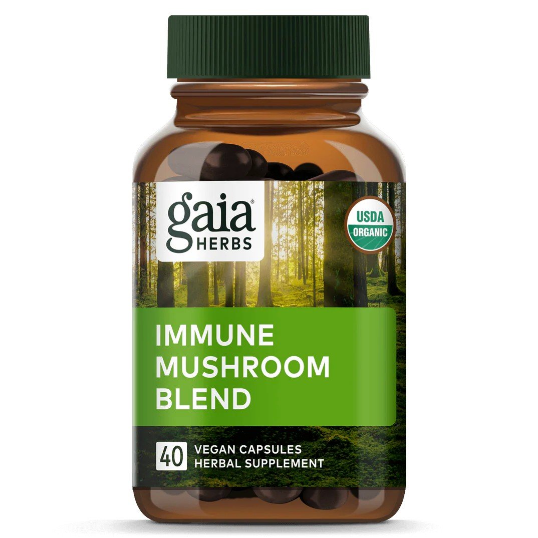 Gaia Herbs Immune Mushroom Blend 40 Capsule