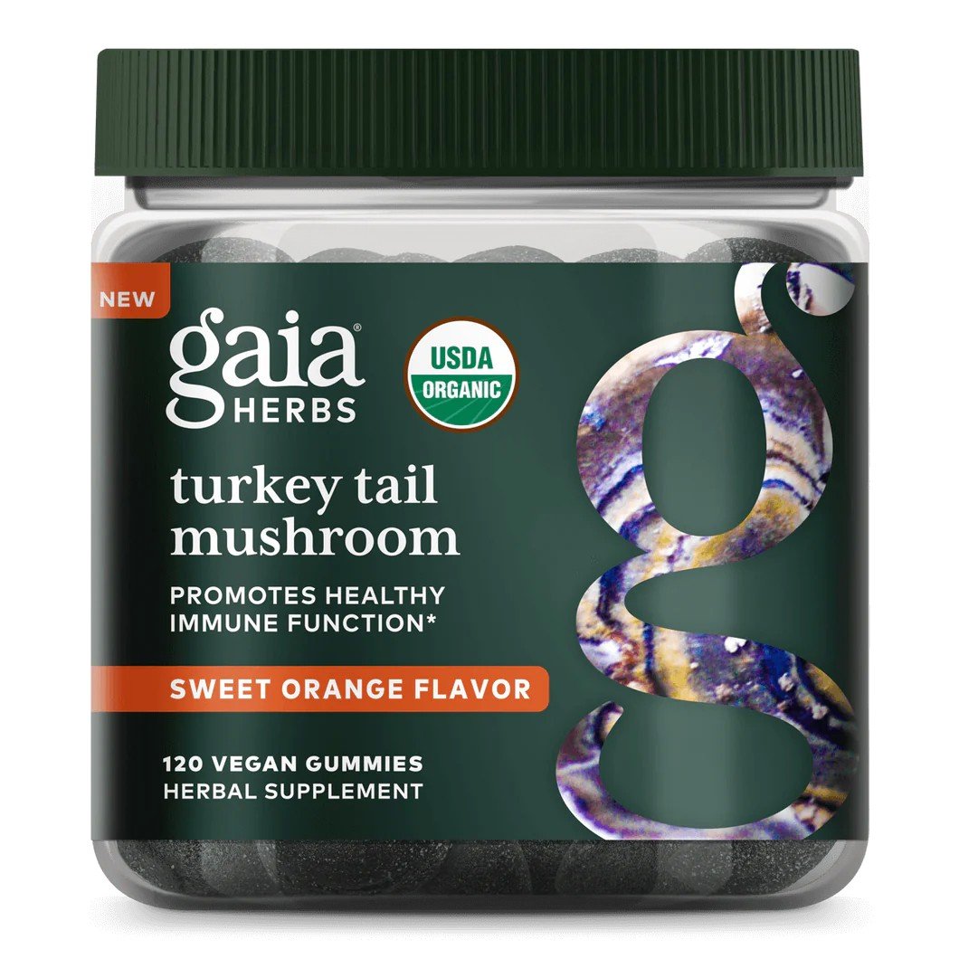 Gaia Herbs Turkey Tail Mushroom (COG) 120 Capsule