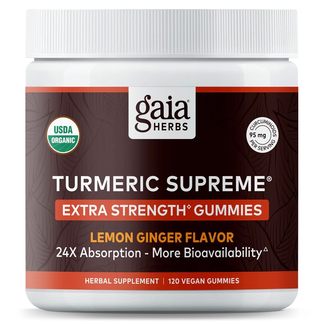 Gaia Herbs Turmeric Supreme Extra Strength Gummies (COG) 120 Gummy