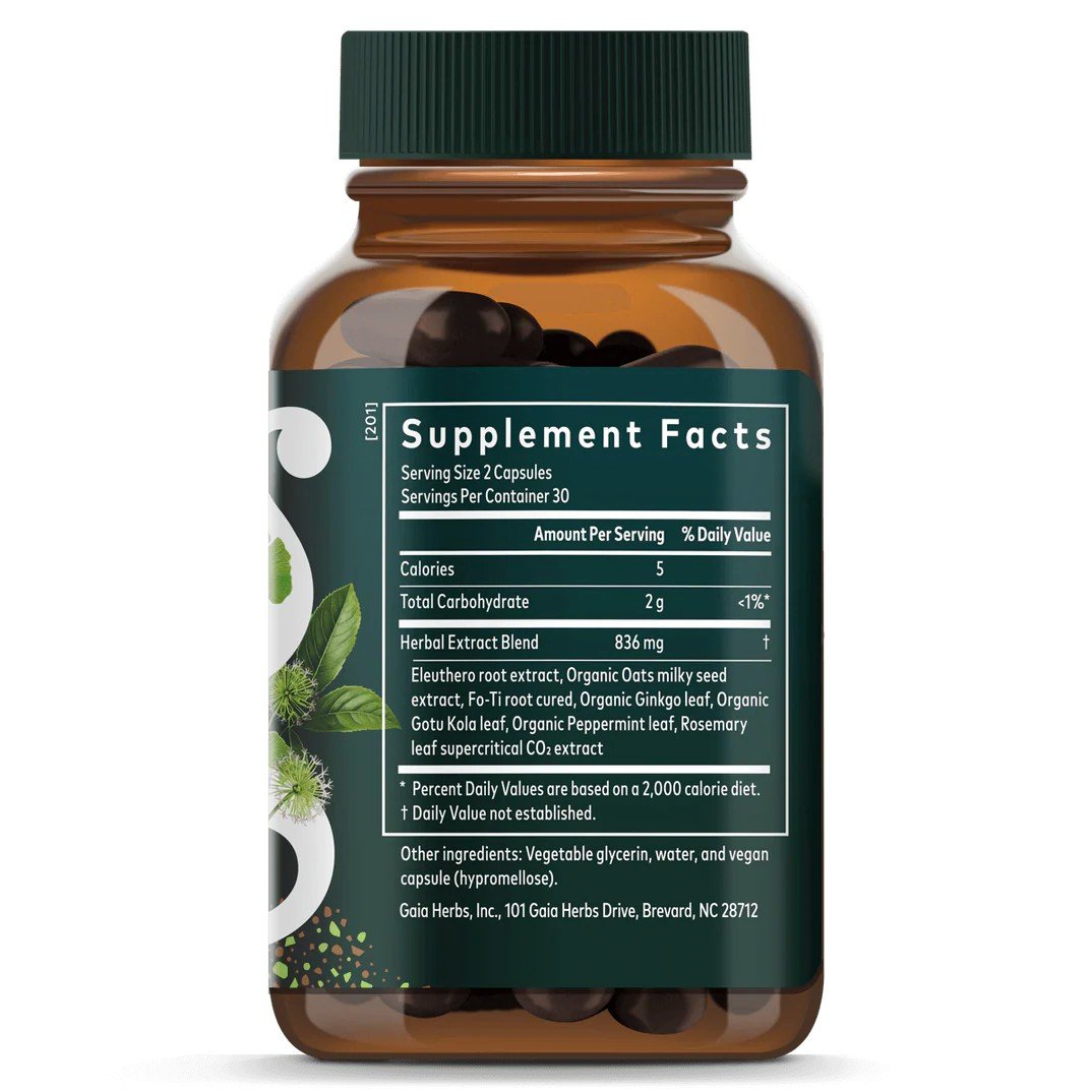 Gaia Herbs Mental Alertness 60 VegCap