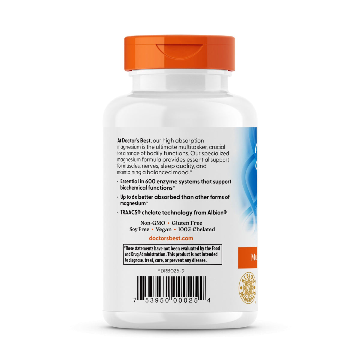 Doctors Best High Absorption Magnesium 120 Tablet