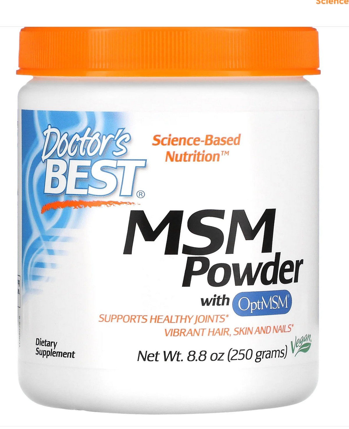 Doctors Best MSM Powder with OptiMSM 8.8 oz (250 Grams) Powder