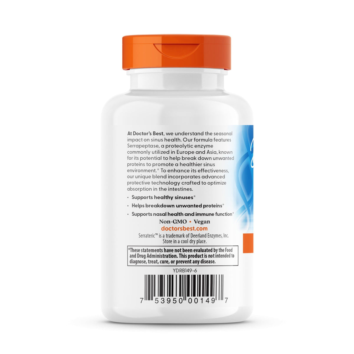 Doctors Best Serrapeptase 90 VegCap