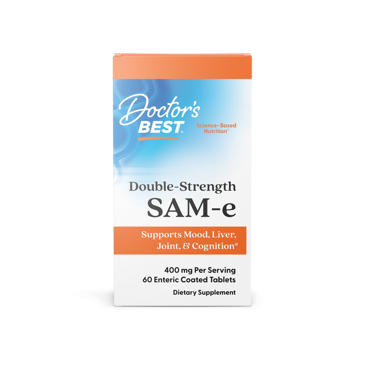 Doctors Best SAMe 400mg Double-Strength 60 Tablet