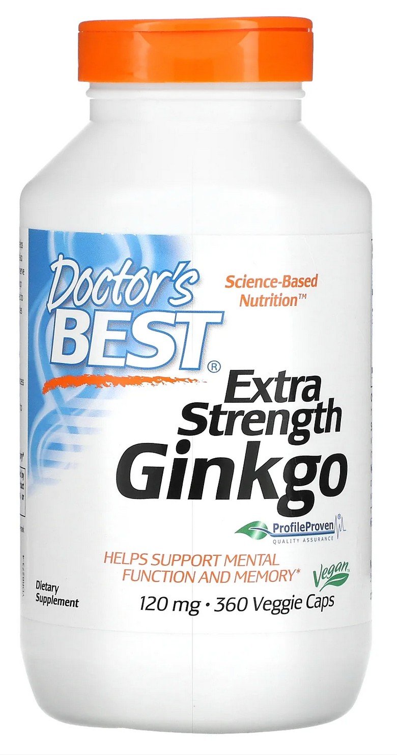 Doctors Best Extra Strength Ginkgo 360 VegCap