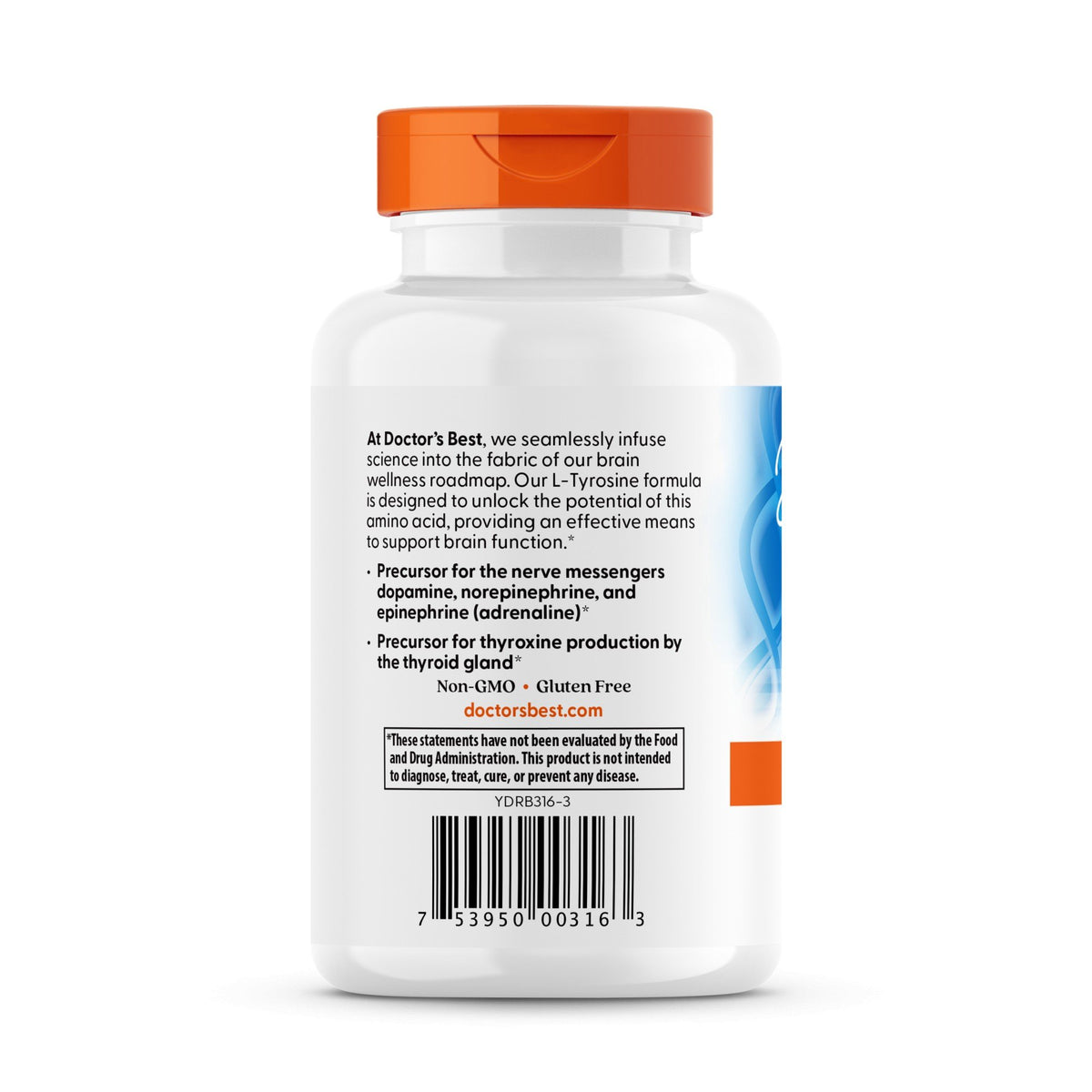 Doctors Best Best L-Tyrosine 500mg 120 VegCap