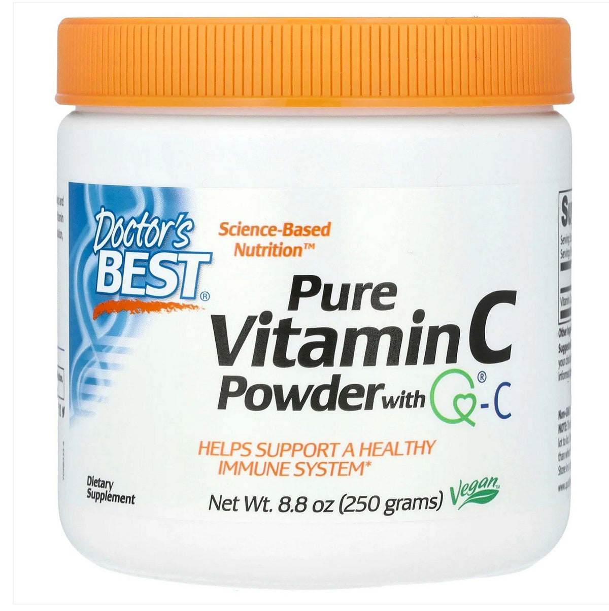 Doctors Best Pure Vitamin C with Quali-C 250 g Powder