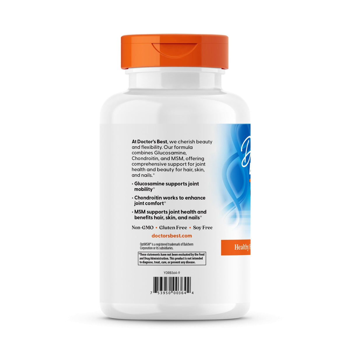 Doctors Best Glucosamine Chondroitin MSM with OptiMSM 360 Capsule