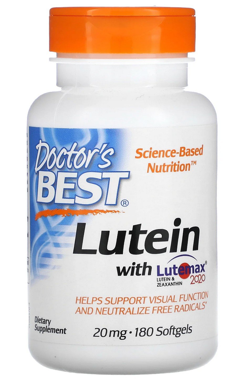 Doctors Best Lutein with Lutemax 180 Softgel