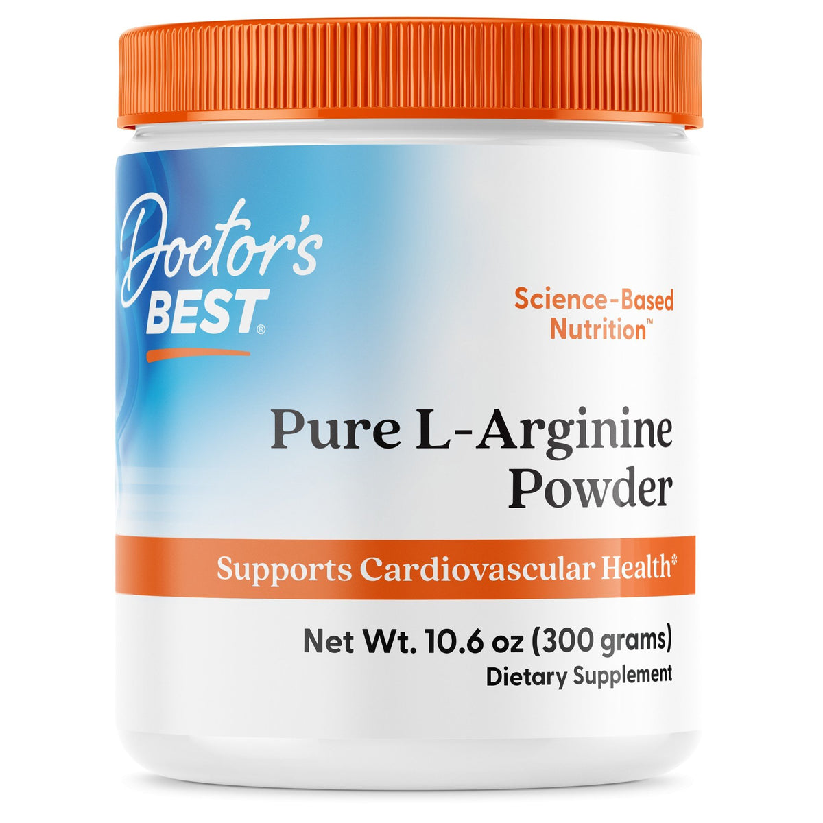 Doctors Best L-Arginine Powder 10.6 oz (300 grams) Powder