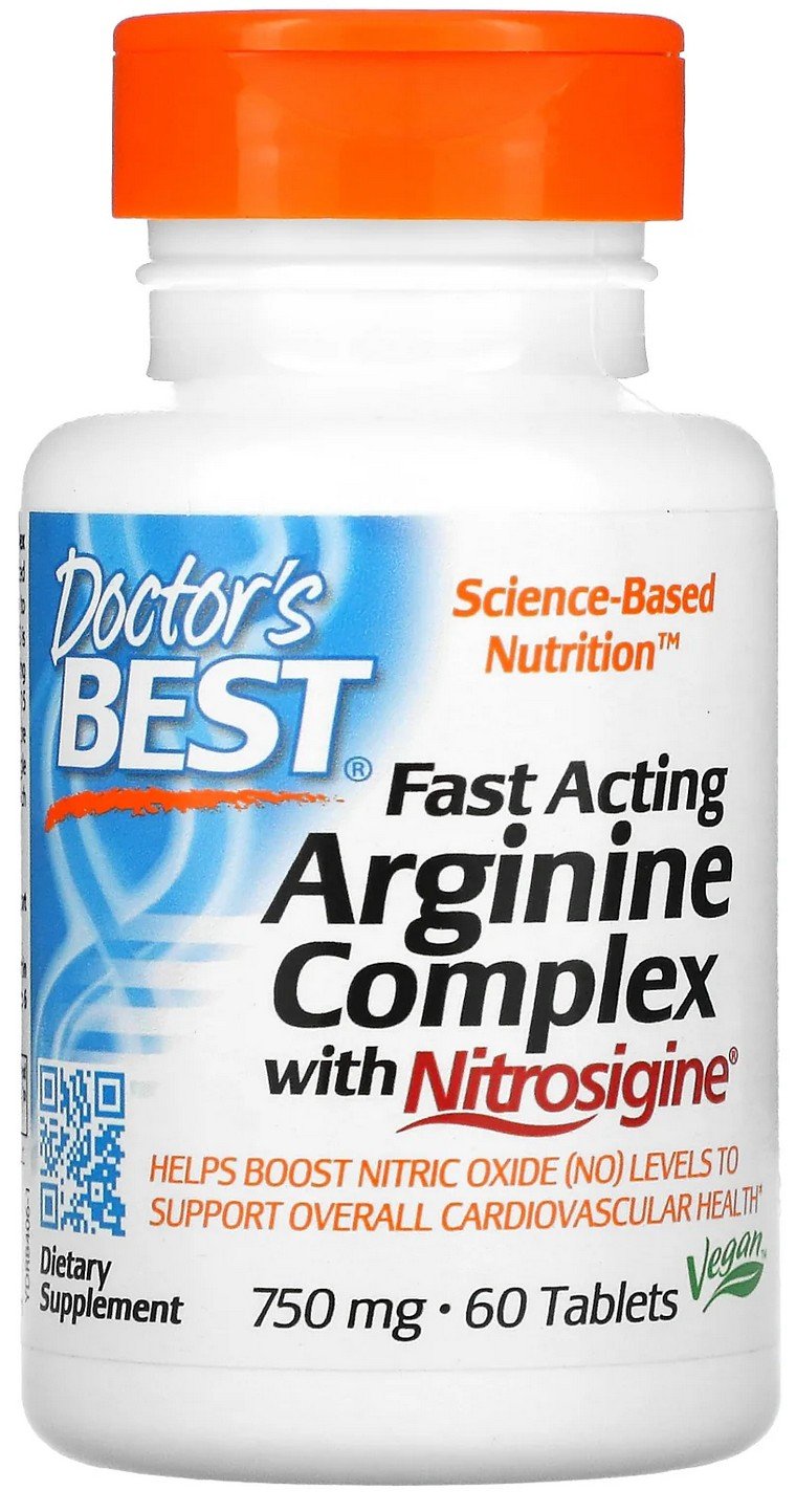 Doctors Best Fast Acting Arginine Complex with Nitrosigine 60 Tablet